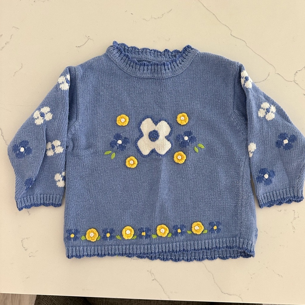Kids appliqué sweater